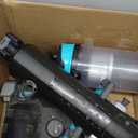 BISSELL - CleanView Rewind Upright Vacuum Cleaner - Black with Electric Blue accents