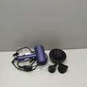 Slopehill Professional Ionic Hair Dryer, Powerful 1800W Fast Drying Low Noise Blow Dryer with 2 Concentrator Nozzle 1 Diffuser Attachments for Home Salon Travel (Prussian Blue)