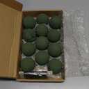 Tessco 12 Pcs Mini Floral Foam Holder Round Floral Foam with Green Arrangement Wire Arrangement Supplies for Table Wedding Wine Bottle Decor