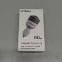 Starlink Mini Car Adapter 12V to 24V DC Step Up Converter with 60W Car Cigarette Lighter Adapter, Starlink Mini 12V Adapters Supports 16 AWG Official 30M, Ideal for RV, Boat, Trailer (White)