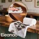 Eieanao Funny Raccoon Gifts Hand Towel for Bathroom, Raccoon Microfiber Dish Towel, Cute Raccoons Farmhouse Washroom Decor, Funny Animal Bathroom Decor, 16x24 Inch