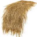 XLX TURF Fake Thatch Straw Table Runner 13 X 108 Inch - Yellow Hay Grass Table Centerpiece Western Party Decor Halloween Nativity Tiki Mexican Jungle Birthday Event, Home DIY Crafts