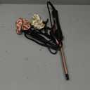 Thin Curling Iron, 3/8 Inch Small Curling Iron Wand for Short & Long Hair, Small Ceramic Barrel with 2 Temperature for Tight Curls, Include Heat Resistant Glove