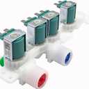 Washing Machine Water Inlet Valve For Samsung WA45H7000AW/A2 WA422PRHDWR/AA WA45H7000AW/AA WA45M7050AW/A4 WA45H7000AP/A2 WA50R5200AW/US WA50R5400AV/US WA50R5400AW/US WA45T3400AP WA400PJHDWR/AA