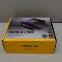 GAMDIAS RGB Gaming PC Power Supply 750W 80 Plus Bronze Certified 750 Watt PSU for Computers with Active PFC, Kratos M1-750B