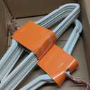 Amazon Basics Slim Velvet Non-Slip Space Saving Suit Clothes Hangers, Closet Organizer, Sturdy Construction, Ivory/Rose Gold, 20-Pack