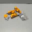 5 in 1 Transform Magnetic Construction Robot Toys Gifts for 3 4 5 6 Year Old Boys Kids, Easy DIY Assembly, Transforming Trucks Toys for Boys Kids, Ideals 3 4 5 6 Year Old Boy Birthday Gift (Yellow)