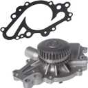 AUQDD AW6217 Professional Water Pump Kit w/Gasket Fit For (Engine V6 2.7L) 2008 2009 2010 Chrysler 300, Sebring /08-10 Dodge Avenger Charger Magnum