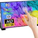 GeeekPi 7 Inch Capacitive Touchscreen for Raspberry Pi, 1024x600 IPS LCD Display with Dual-Speaker, HDMI Portable Monitor for Raspberry Pi 5/Pi 4B/3B+/3B/B+/Zero/400, Win11/10/8/7, Free-Driver