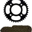 420 Chain 37 Teeth 58mm Rear Sprocket & #420 132 Links Chain Replacement Part