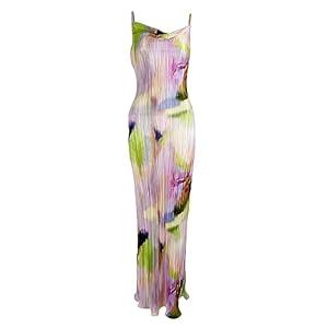 LASPIA Cowl Neck Dress Sexy Strap Shoulder Pleated Maxi Dresses Summer Wedding Guest Dresses for Women, Pink, Small