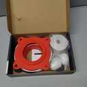 Elastic Wax Ring Toilet Repair Kit TF01-RI- No Wax Mess Installation, Premium Toilet Seal and Gasket Replacement (with Sealing Caulk Tape)