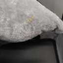 Portable Dog Car Seat for Small Dogs - Pet Booster Seat with Safety Leash, Adjustable Straps, Washable Cushion & Storage Pocket - Center Console Puppy Car Seat for Travel - Black