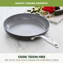 GreenPan Valencia Pro Ceramic Nonstick 12 Frying Pan Skillet, Hard Anodized PFAS-Free Cookware, Induction Ready, Compatible on All Cooktops, Eggs & Omelets, Dishwasher Safe, Oven Safe to 600F, Gray