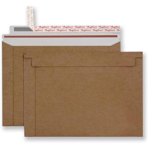 Rigid Mailers 30 Pack 9.5 x 12.5 inches Brown Self Seal Stay Flat Bulk Cardboard Kraft No Bend Mailers Peel and Seal for Document Photos Pictures Papers Files CD