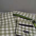 ZAZE Extra Large Picnic Outdoor Blanket, 80''x80'' Waterproof Foldable Blankets Gingham Picnic Mat for Beach, Camping Grass Lawn Park Accessories Cute Couple Gifts Ideas Wedding Registry(Green White)