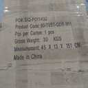 TV Stand - 55-inch Storage Cabinet with 2 Cubbies and 2 Shelves - Entertainment Center for Living Room, Bedroom, or Entryway by Lavish Home (White)