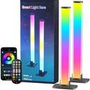Barhootao RGB Light Bar,Smart LED Light Bar for Room,16 Million Colors,Three Control Modes,Dynamic Music Sync Mode,213 Preset Modes,USB Interface（Without Adapter）