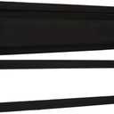QCAA Solid Brass Mail Slot, with Solid Brass Interior Frame, 13" x 3.625", Matte Black, 1 Pack, Made in Taiwan