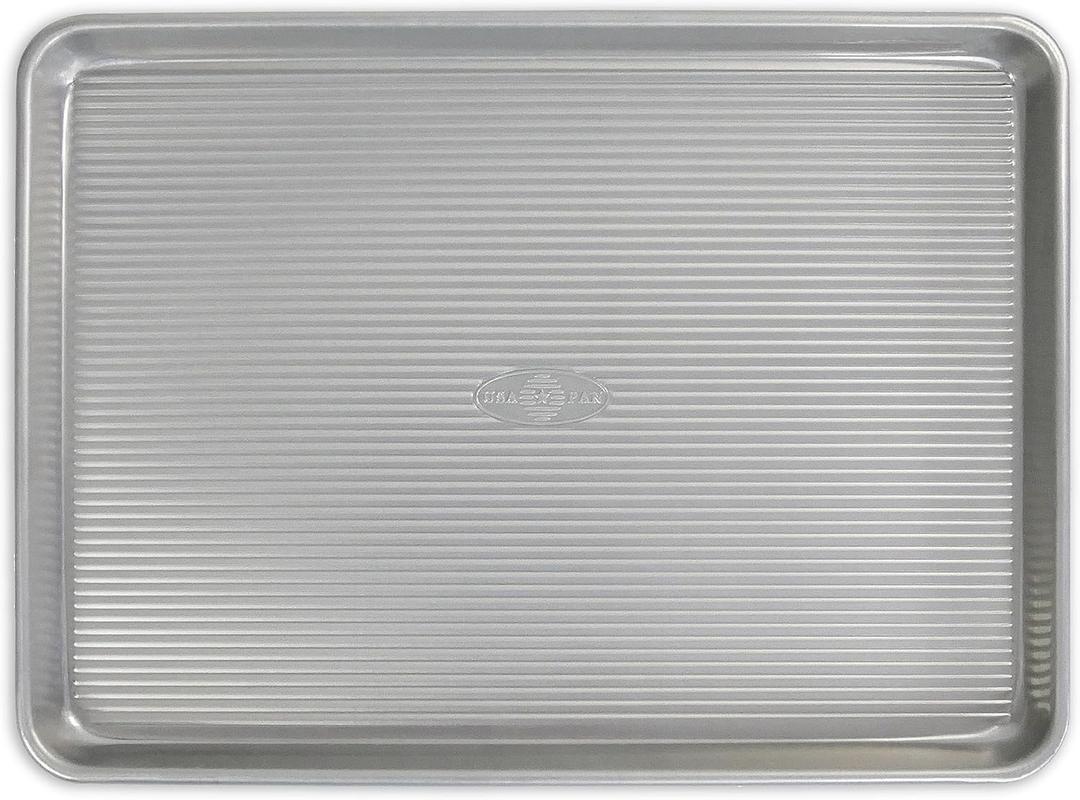 USA Pan Bakeware Nonstick Half Sheet Pan, Baking Sheet, Aluminized Steel