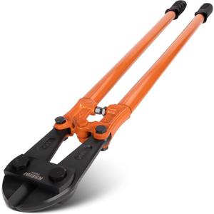 KSEIBI 141600 Heavy-Duty Large Size Bolt Cutter 42" for Cutting Fence, Steel Wire, Chain, Screws, Rivet, and Padlock, Metal Rods with Soft Grip Rubber Ergonomic Handle Cutters 1050mm