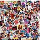 3 x 100pcs Stranger Things Season 5 Stickers, Cool Movie Waterproof Vinyl Decal for Adult Teen Kids Laptop, Travel Case, Phone, Bike, Water Bottle, Guitar, Computer, Skateboard