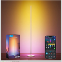 Floor Lamp Basic, LED Corner Lamp Works with Alexa, 1000lm Modern Floor Lamp with Music Sync and 16 Million DIY Colors, Color Changing Standing Lamp for Bedroom Living Room