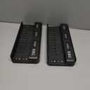 EBL 12+2 Bay Universal Rechargeable Battery Charger for AA AAA C D 9V Ni-MH Ni-CD Batteries & 9V Rechargeable Batteries (AC Power Supply), Pack Of 2