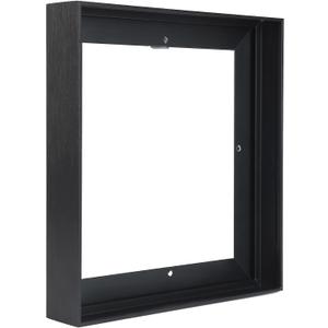 Metal DIY 24x36 Canvas Frame, Canvas Floater Frame for 1-1.25" Deep Canvas Paintings, Canvas Floating Frames (24x36,Black)