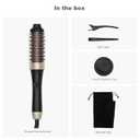 Ionic Thermal Brush,1.5 Inch,Volume Blowout Styling,Dual Voltage,30s Fast Heated Curling Iron Brush