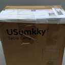 USumkky 20.5" Gold Modern Ceramic Bedside Lamp Set of 2 for Bedroom Decor Farmhouse Table Lamp for Living Room Office Dorm