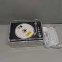 CD Player with Bluetooth Transmitter, Nostalgic Retro Wood Music Player, Built-in Speakers-Bass Boost, FM Radio for Home/Wired&Remote Control-White