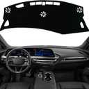 Dashboard Mat Cover Interior Center Console UV Rays Protector Compatible with Cadillac Lyriq Lyriq Tech Luxury Sport 2023 2024 2025 Dash Board Mat Carpet Accessories