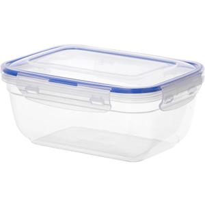 Large Plastic Food Storage Container with airtight Lid for Pantry, Fridge- 20 Cup, 160 Oz- BPA Free, Leakproof Sealed Container- Microwave, Dishwasher and Freezer Safe (5 Quart)