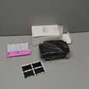 20 Pieces Basket Labels Clip On Set for Storage Bins Kitchen Pantry Basket Box Cube Laundry Organization, with 32 Pieces Removable Chalkboard Tag Stickers and 12 Pieces Chalk Marker