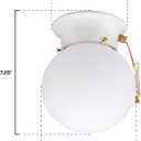 Westinghouse Lighting 6-Inch Ceiling Fixture, White