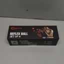 Boxing Reflex Ball Set with Punch Counter App 4 Box Balls with Varying Weights, 2 Headbands and 4 Spare Strings to Improve Speed, Hand-Eye Coordination for Men, Kids Boxing Equipment MMA Gear Gift