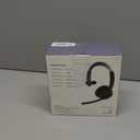 Wireless Headset with Mic for Work, Bluetooth 5.3 Headsets with Microphone and Detachable Earpads, 50H Playtime with Charging Base, Noise Cancelling Headphones for Work with Mic Mute