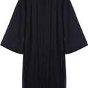 Graduation Gown Black Size 48