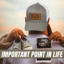 New Dad Gifts Fathers Day Hats First Time for Men,2026 DAD Cap (One Size, 2025/Grey/White)