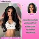 V Part Wigs Human Hair Body Wave 18 Inch 200% Density Body Wave Upgrade U Part Human Hair Wigs with Drawstring No Sew In No Glue Half Wigs Human Hair V Shape Clip In Half Wig For Black Women