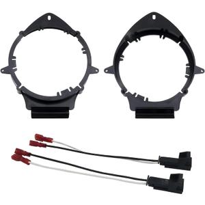 6.5"/6.75" Speaker Mounting Adapter for GMC Chevrolet Caddilac Pontiac Buick Hummer with Wiring Harness (1X Pair)