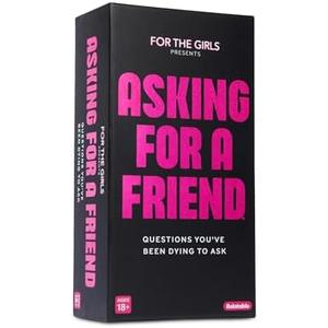 Asking for A Friend by Relatable, Great Card Games for Game Night, Bachelorette Party Favors for Social Gatherings, and Friendly Icebreakers, Includes 300 Cards and 1 Die