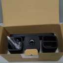 ZCCZ Matte Black Bathroom Accessory Sets, 4 Pieces Bathroom Accessories Complete Set Vanity Countertop Accessory Set, Includes Lotion Dispenser Soap Pump, Tumbler, Toothbrush Holder and Tray