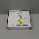 Brushed Nickel Recessed Toilet Paper Holder, Contemporary Hotel Style Pivoting in Wall Toilet Paper Holder - Recessed Toilet Tissue Holder, Regular Roll