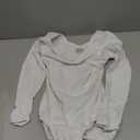 Dancina Leotard Long Sleeve Ballet Gymnastics Front Lined Cotton Bodysuit for Toddlers & Kids Ages, Size 10