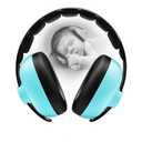 BBTKCARE Earmuffs Infant Hearing Protection Baby Headphones Noise Cancelling Headphones for Babies for 3 Months to 3 Years (Bluish Green)
