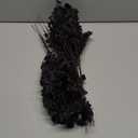 Hananona 10 Pcs Babys Breath Artificial Flowers Black Fake Silk Flowers for Halloween Home Decor Floral Arrangement Table Centerpieces (10, Black)