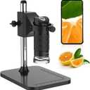 Digital Microscope, Skybasic 50X-1000X Magnification Portable Handheld Microscopes with Adjustable Stand HD USB Microscope Camera Compatible with iPhone Android Windows Mac Computer