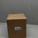 Black Ceramic Flower Vase, Large Ceramic Vase, Boho Decorative Vases for Modern Decor, Ribbed Vase, Pampas Grass Vases for Living Room, Office, Mantel, Shelf, Dining Table, 7.5 Inches